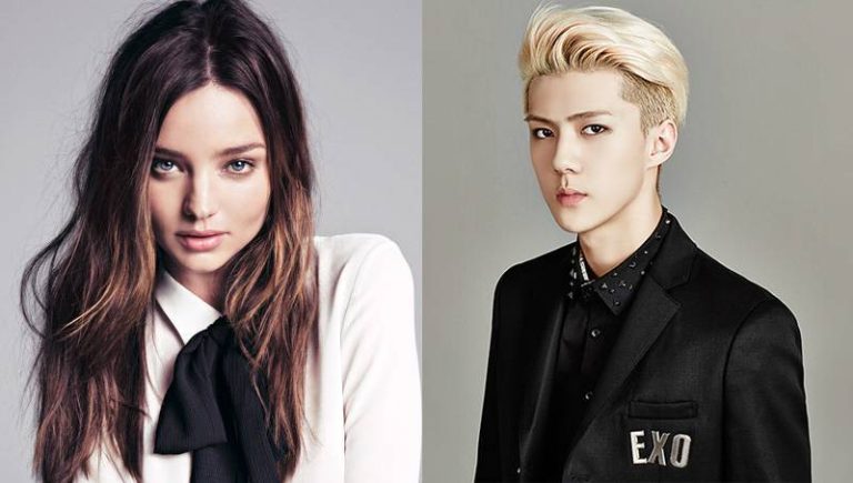 Miranda Kerr and EXO Sehun Byeol Korea