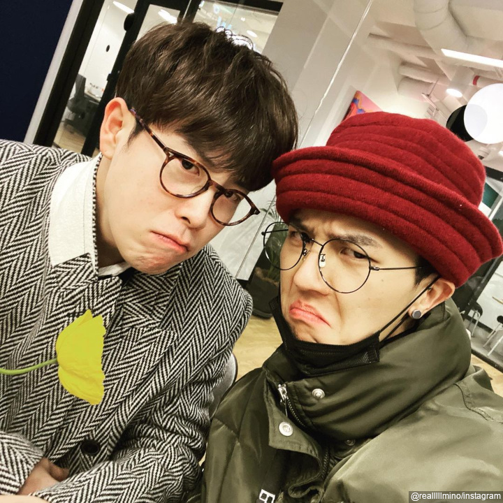 WINNER Mino and BLOCK B P.O