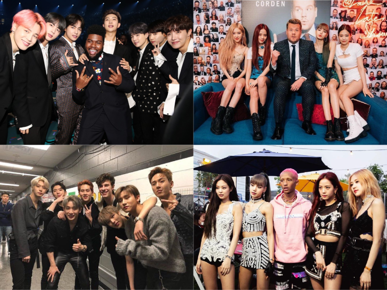 Western Celeb Spazzing K-pop