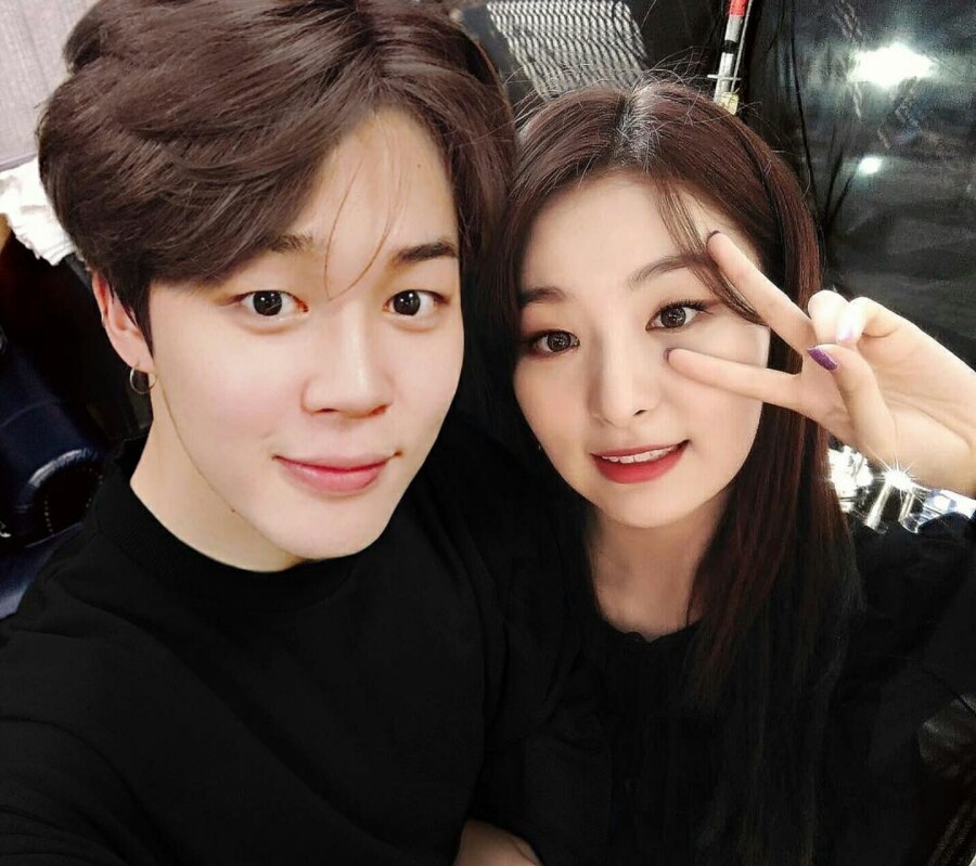 Seulgi and Jimin